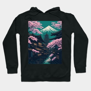 Japan town art Hoodie